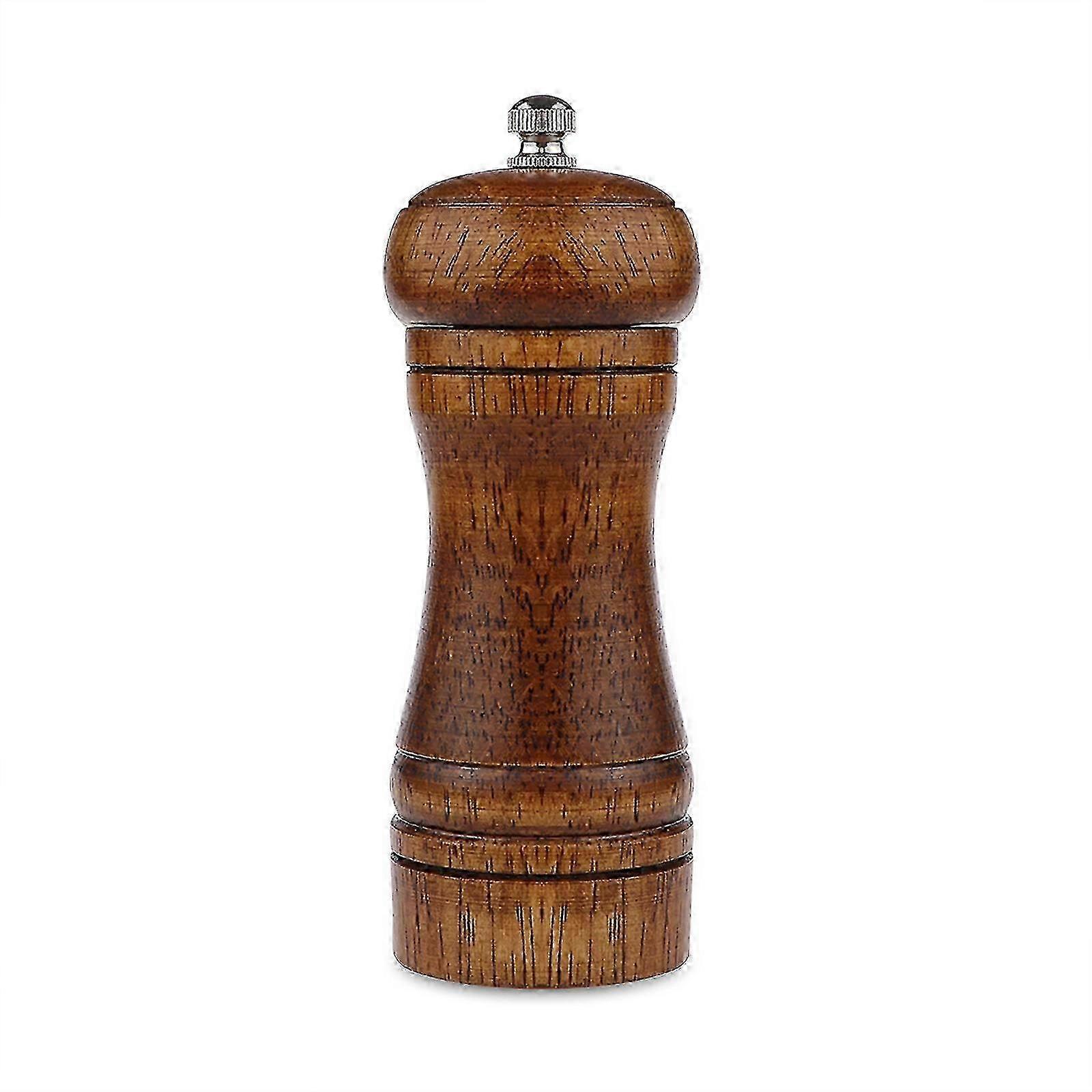 Oak Wood Pepper Grinder Set