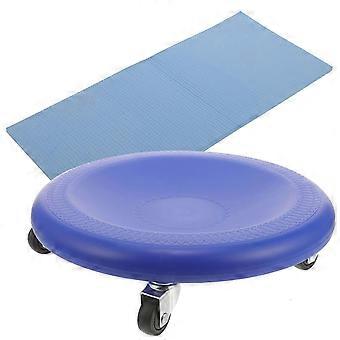 Fitness Equipment Abdominal Muscle Training Wheel Plate For Beginners 12.18X8.45X2.75inch Smooth Bearings 2Pcs