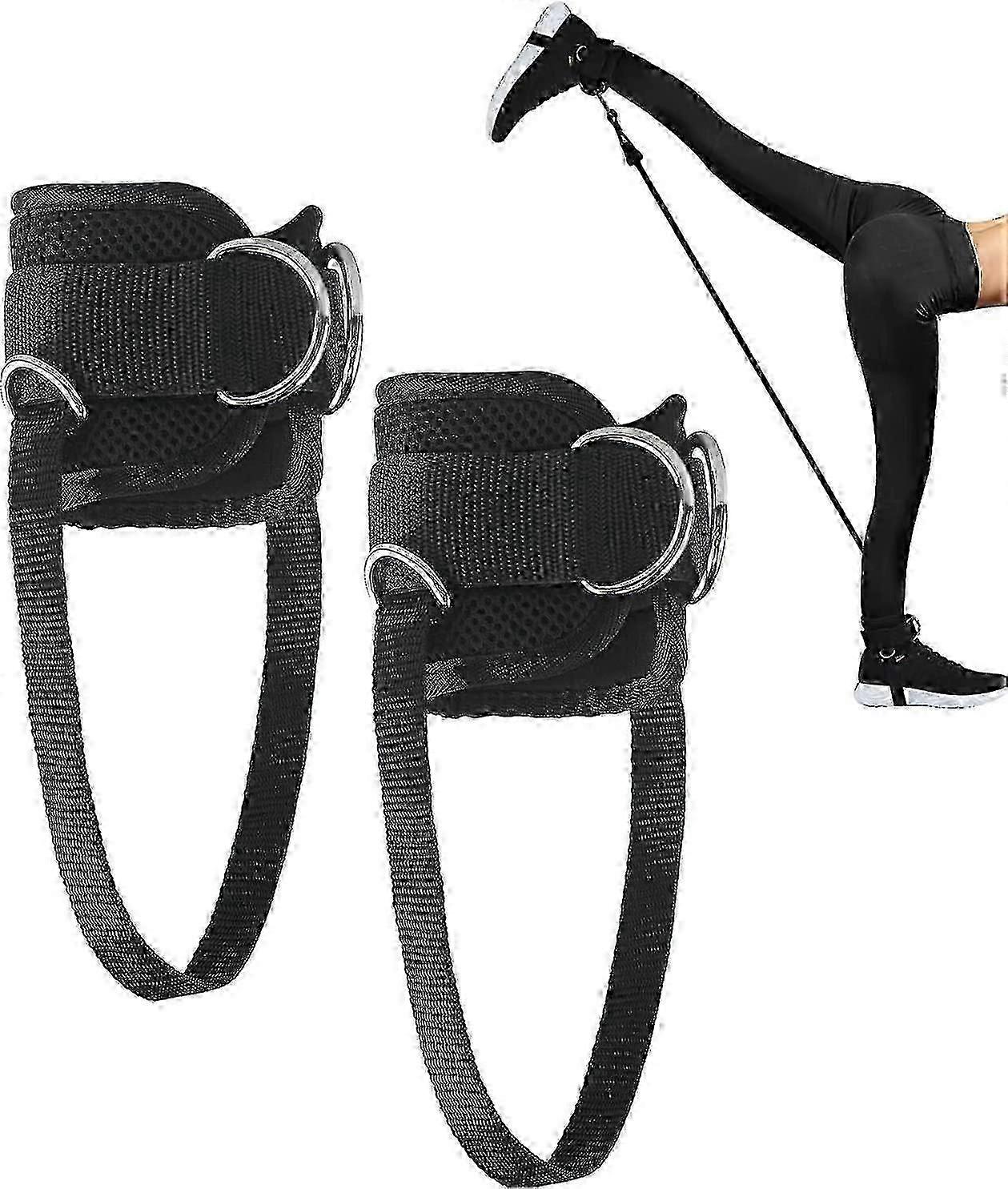 Glute Workout Ankle Straps - 1 Pair Cable Machine Leg Training Strap