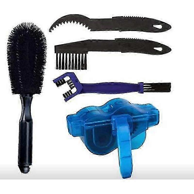 5-Pc Stiff-Bristle Bicycle Cleaning Kit