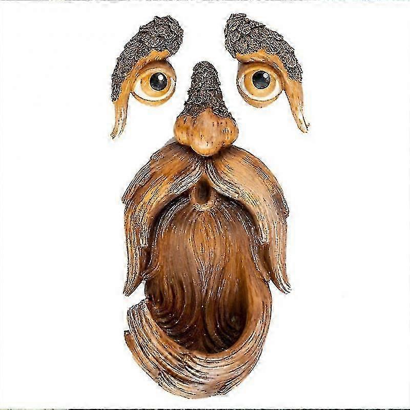 Old Man Beard Resin Tree Bird Feeder