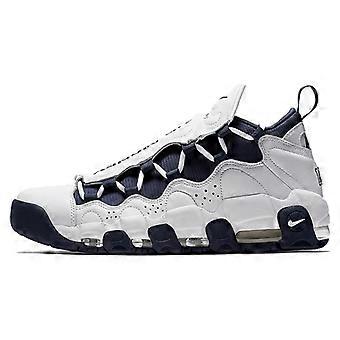 Nike Air More Money Represents The Bronx Bequeme Low-Top-Basketballschuhe für Herren, Blau/Weiß, AR5401-100