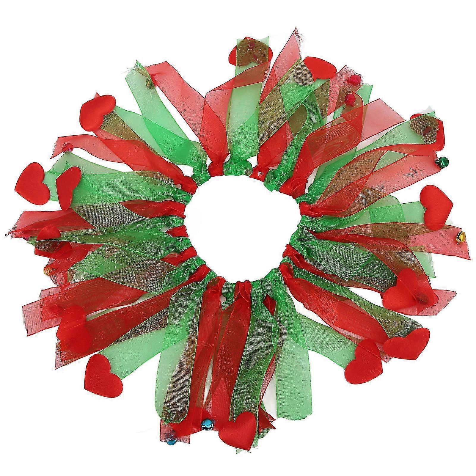 Festive Mesh Pet Collar with Bell