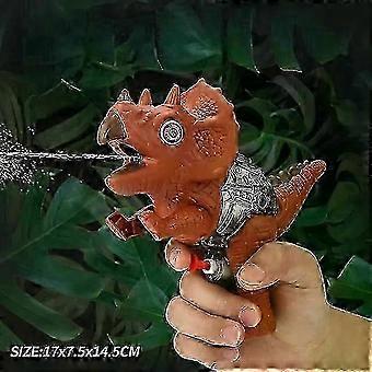 Pistola de água em formato de dinossauro, compatível com pistolas de água infantis, pistola de esguicho, lançador de água, pistola de água para uso externo na praia, jardim, piscina e banheira.