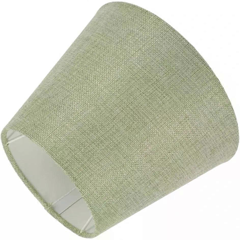 Fabric Table Lamp Shade for E14 Bulb Holders Green