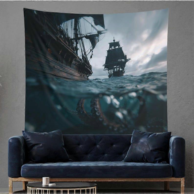 Pirate Ship Tapestry