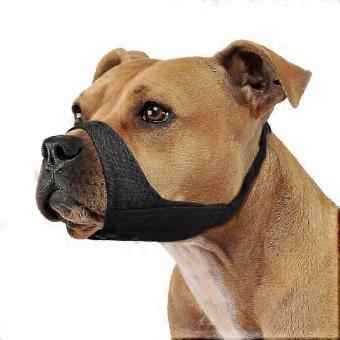 Anti-Biting Guard: Soft Pitbull Muzzle Compatible with American Bully, Bulldog, Boxers, and Rottweilers