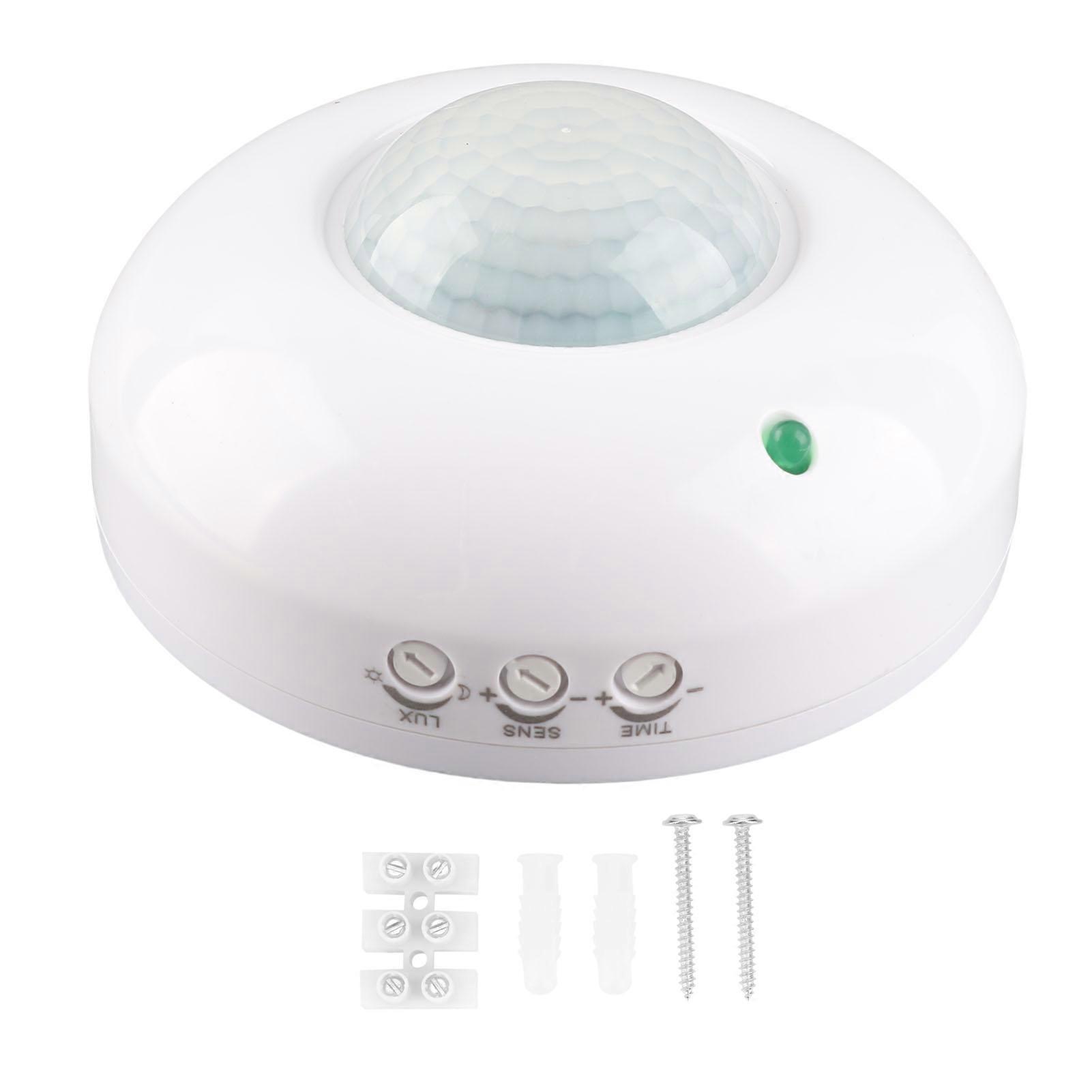 110V240V Adjustable Body Motion Movement Ceiling Infrared Sensor Detector Light Bulb Switch