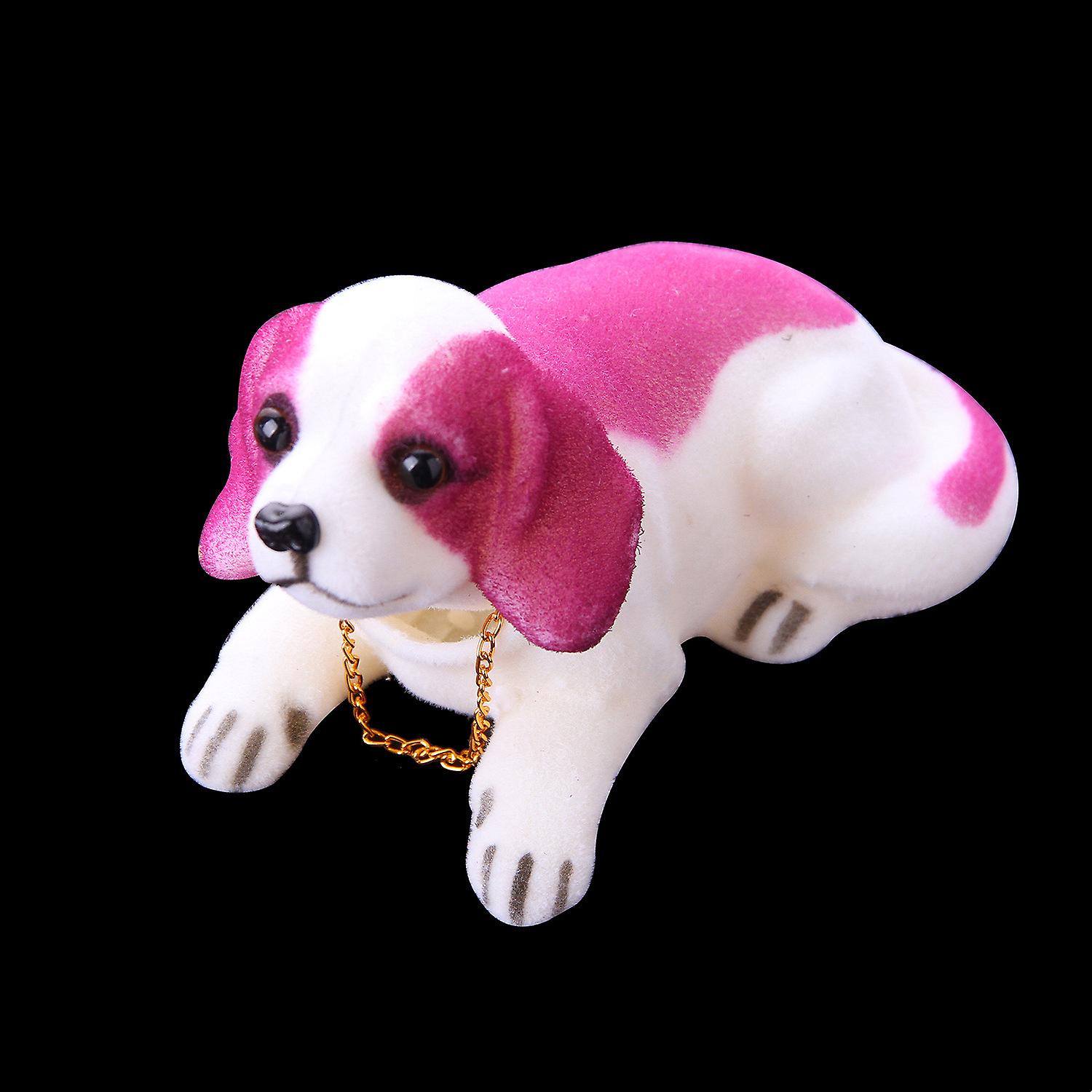 Car Decoration Car With Simulation Plush Shaking Head Dog Cute Resin Simulation Dog Car Accessories Creative Car Accessories
