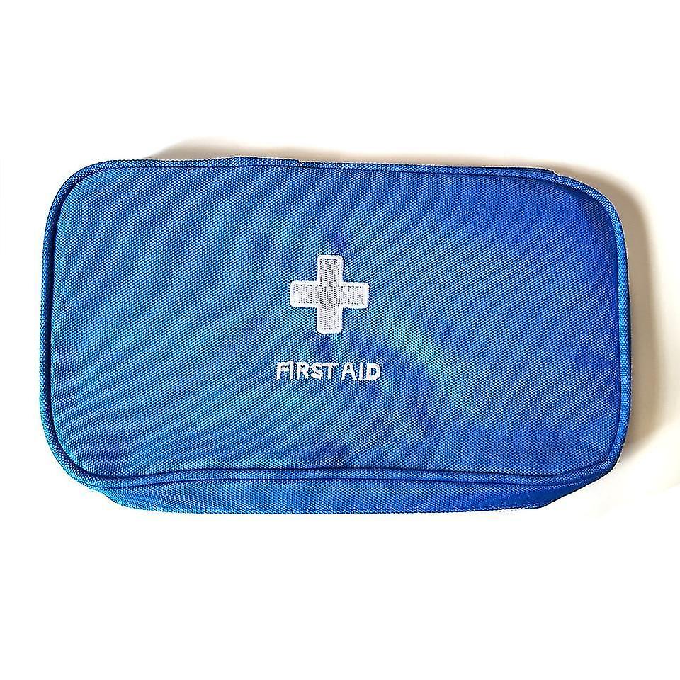 Blue Portable Empty Multi layer First Aid Bag