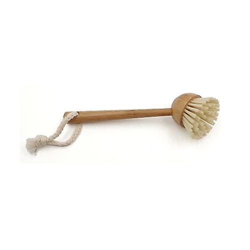 Natural dish brush with handle 1 unit