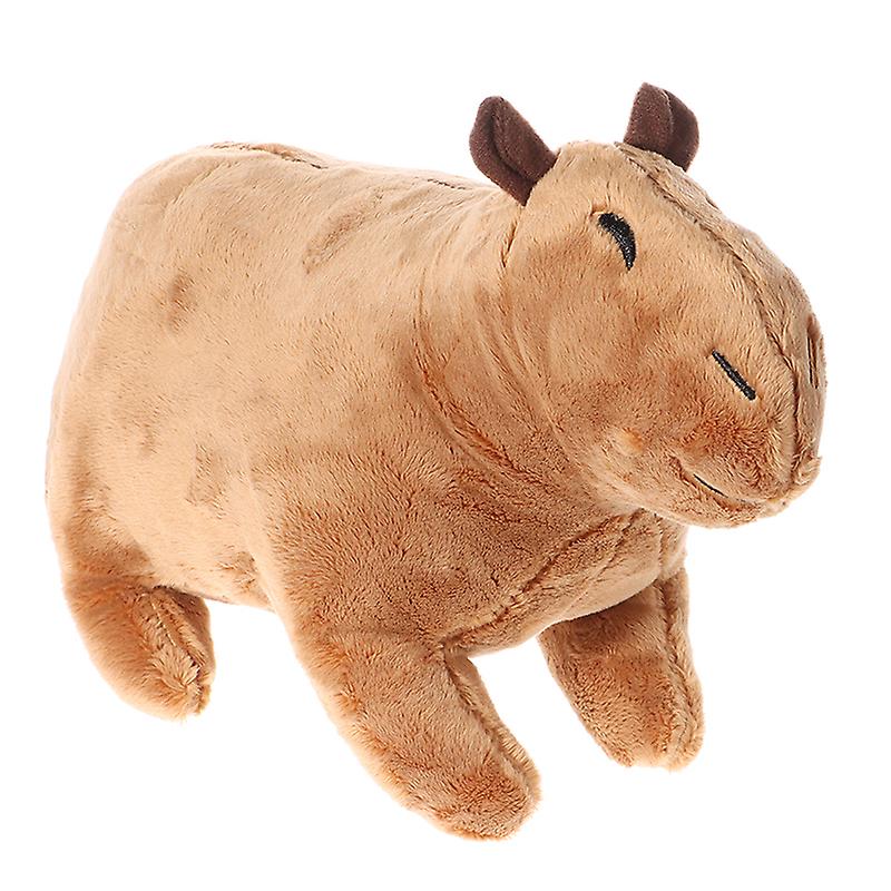 29cm Simulation Capybara Plush Toy Fluffy Capybara Doll Soft Stuffed Animal Toy