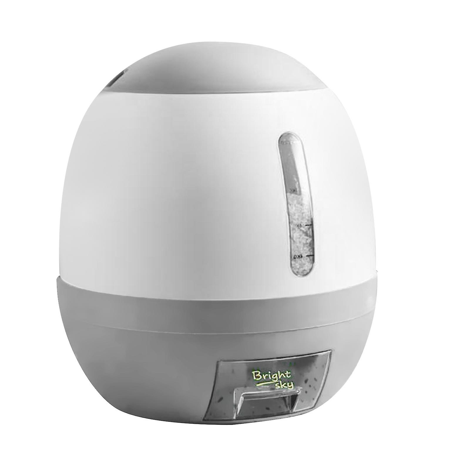 דלי אחסון דגנים רב תכליתי עם אבנית למזון יבש שעועית מש אפורה