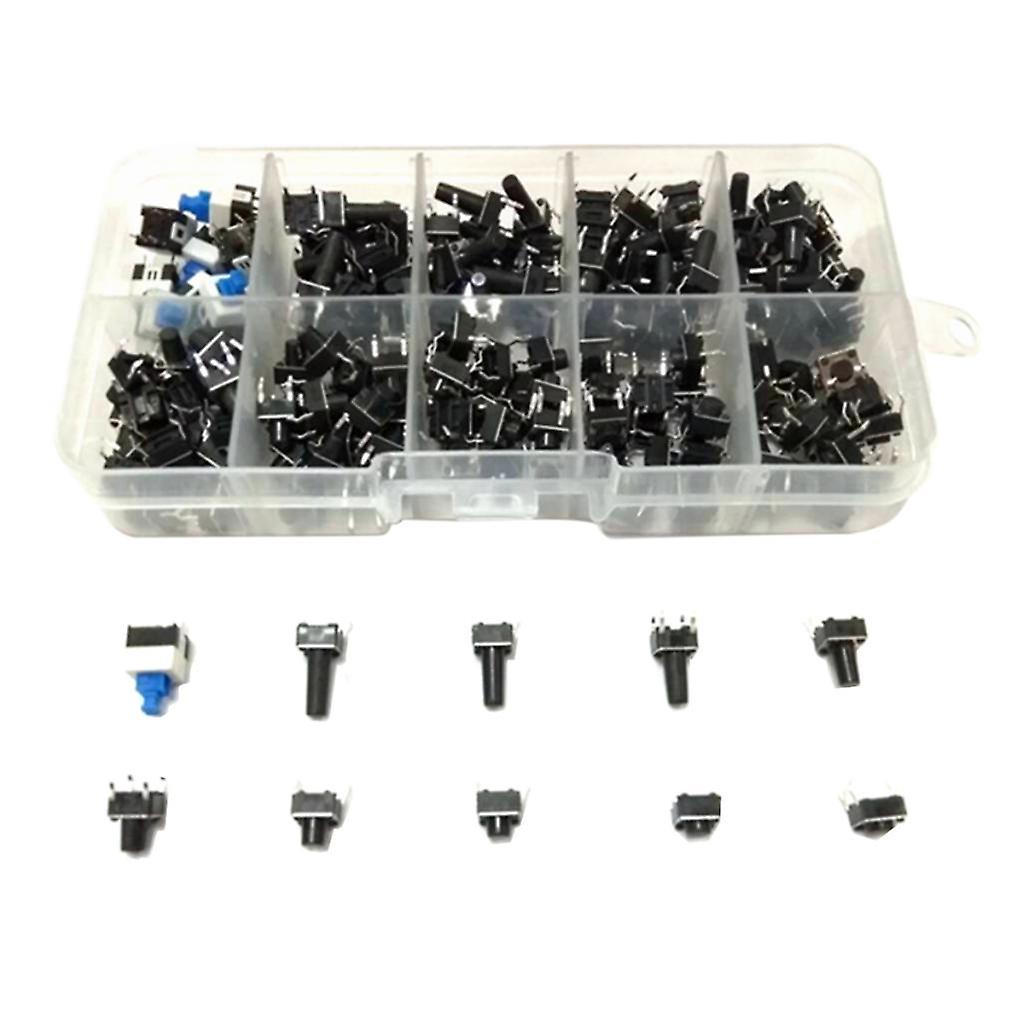 Button Switch Set Light Touch Switch Key Sorting Box Used in Electric Fans