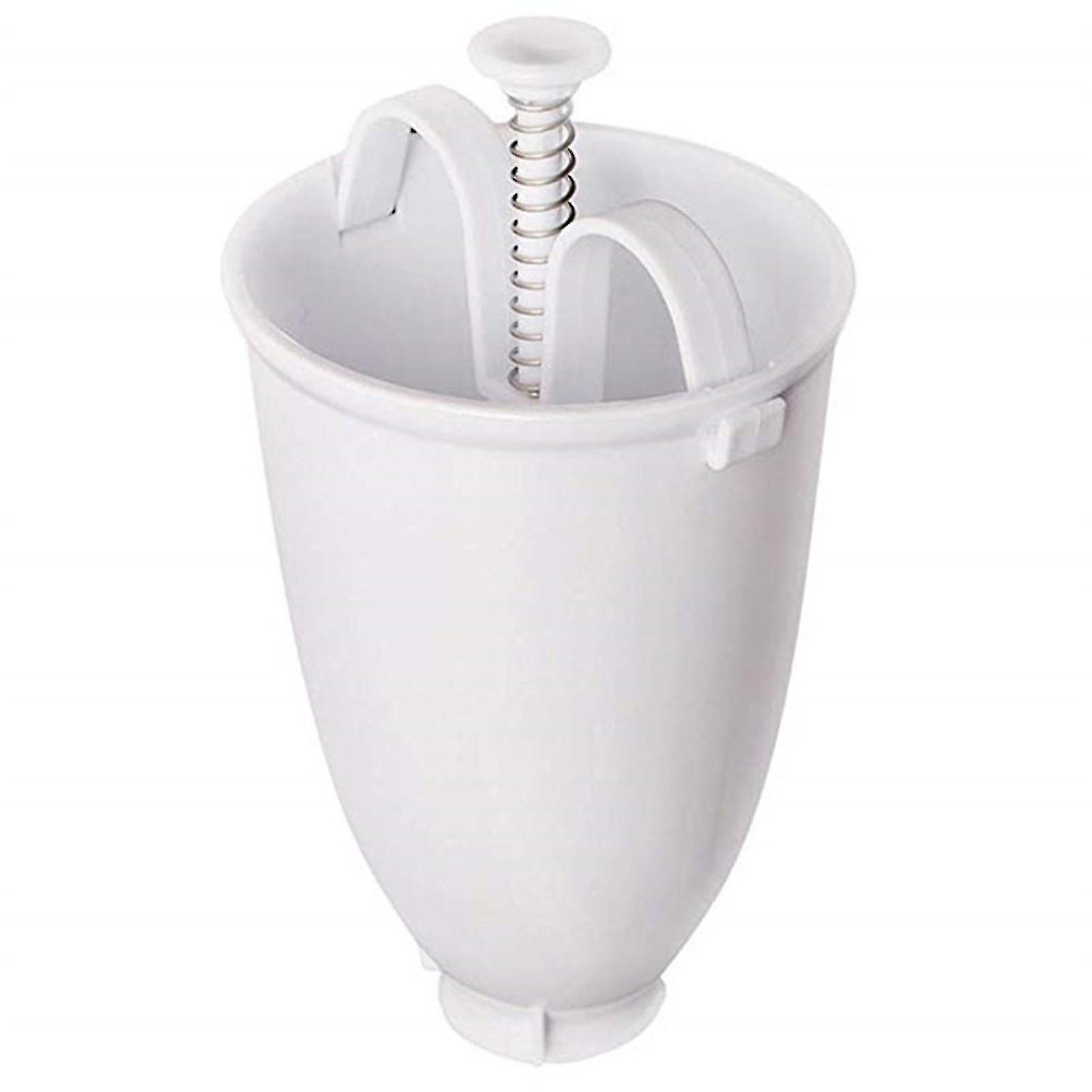 Mini DIY Donut Maker Maker Mould Manuelle Donut Maschine Convience Backwerkzeug For1ppcs-weiß)
