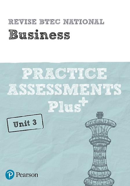 Pearson Revise Btec National Business Practice Assessments Plus U3  For 2025 Exa by Steve Jakubowski Paperback Book