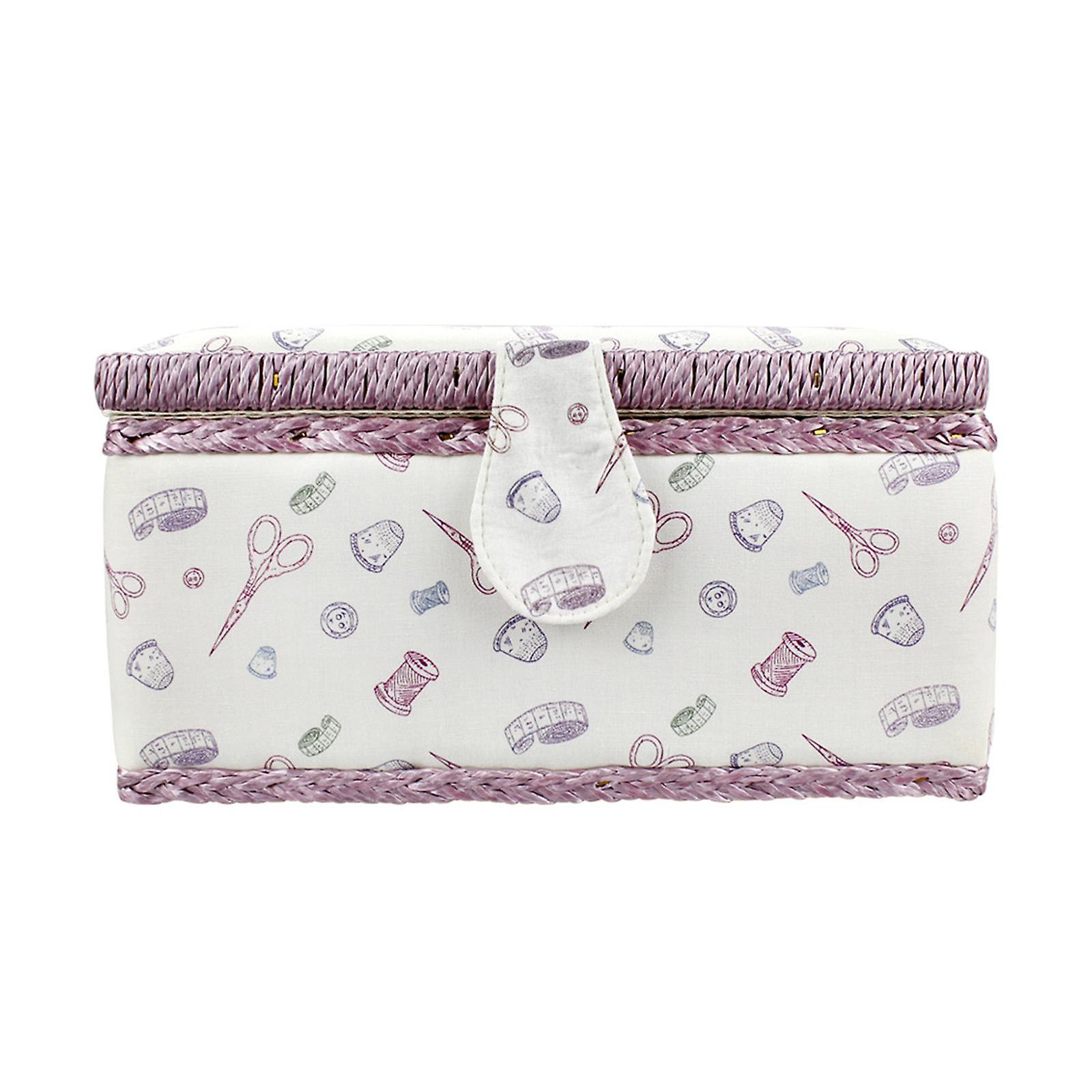 Carrying Case Large Capacity Accessory Travel Sewing Box for Handmade Lovers