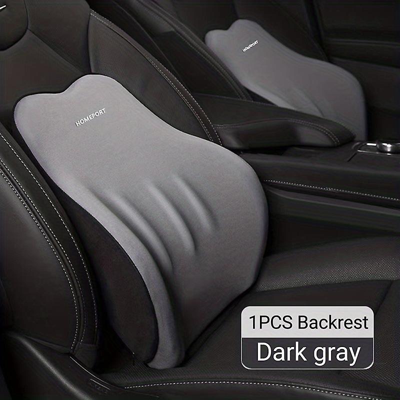 Car Headrest Lumbar Pillow Set 100% High Rebound Imported Memory Foam Car Neck Pillow Waist Support High End Car Seat Pillow