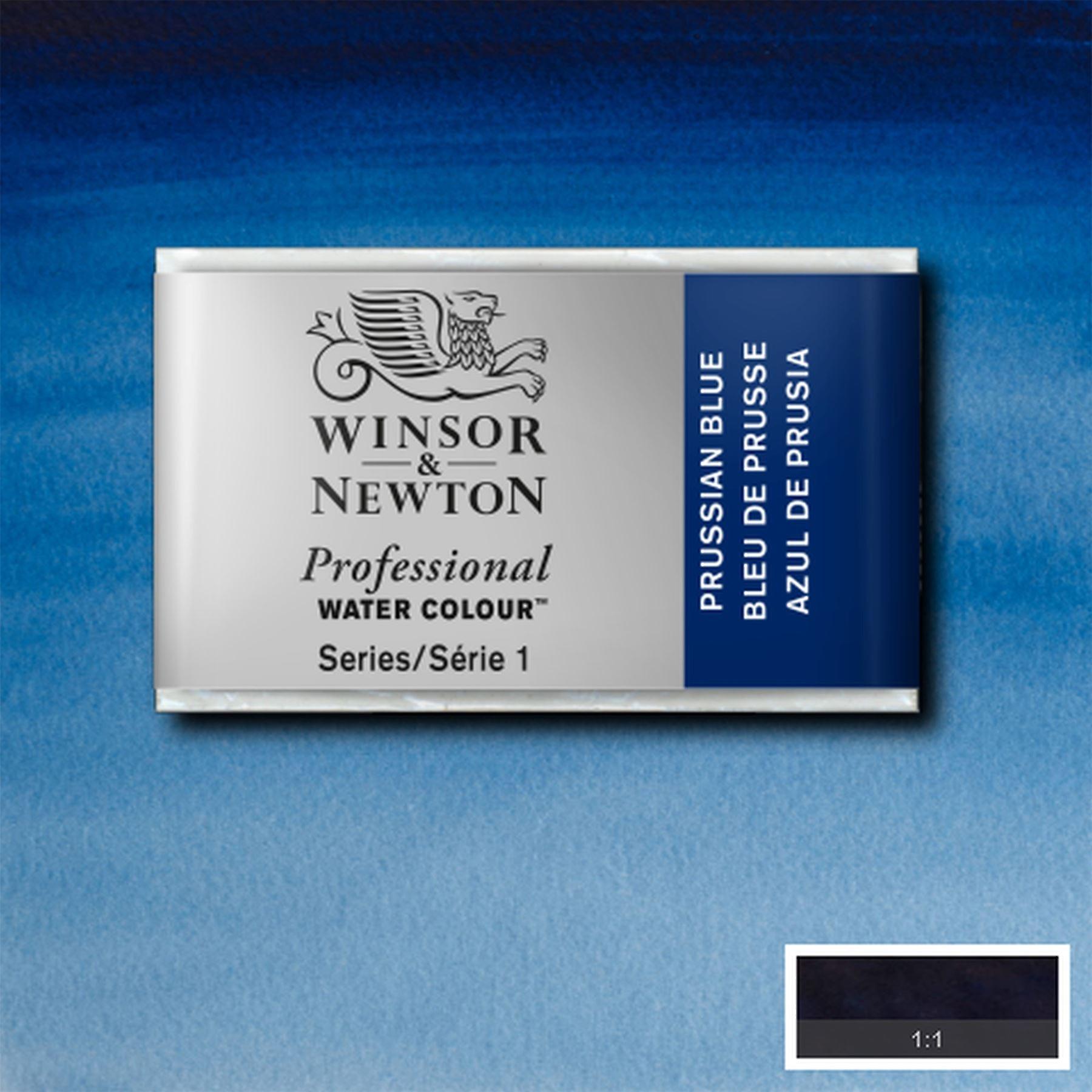 Winsor & Newton Professional Water Colour Whole Pan - Prussian Blue