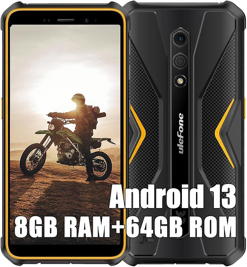 Ulefone Armor X12 Pro Rugged Smartphone Unlocked 2023, Mtk G36 8gb+64gb Android 13 Cell Phone, 13mp+8mp Camera,5.45" Hd+,4860mah