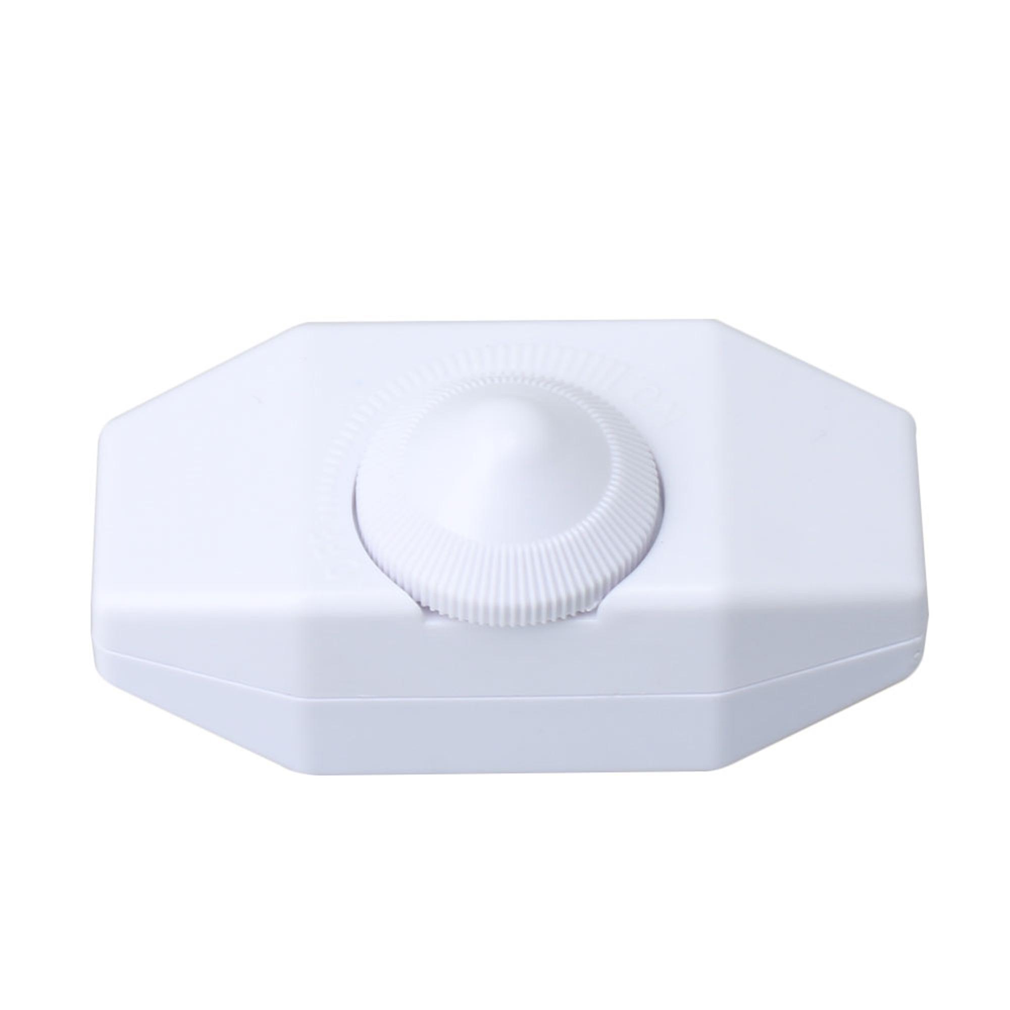 70x33x34mm White 100W Welded Manual Lights Knob Dimmer Switch