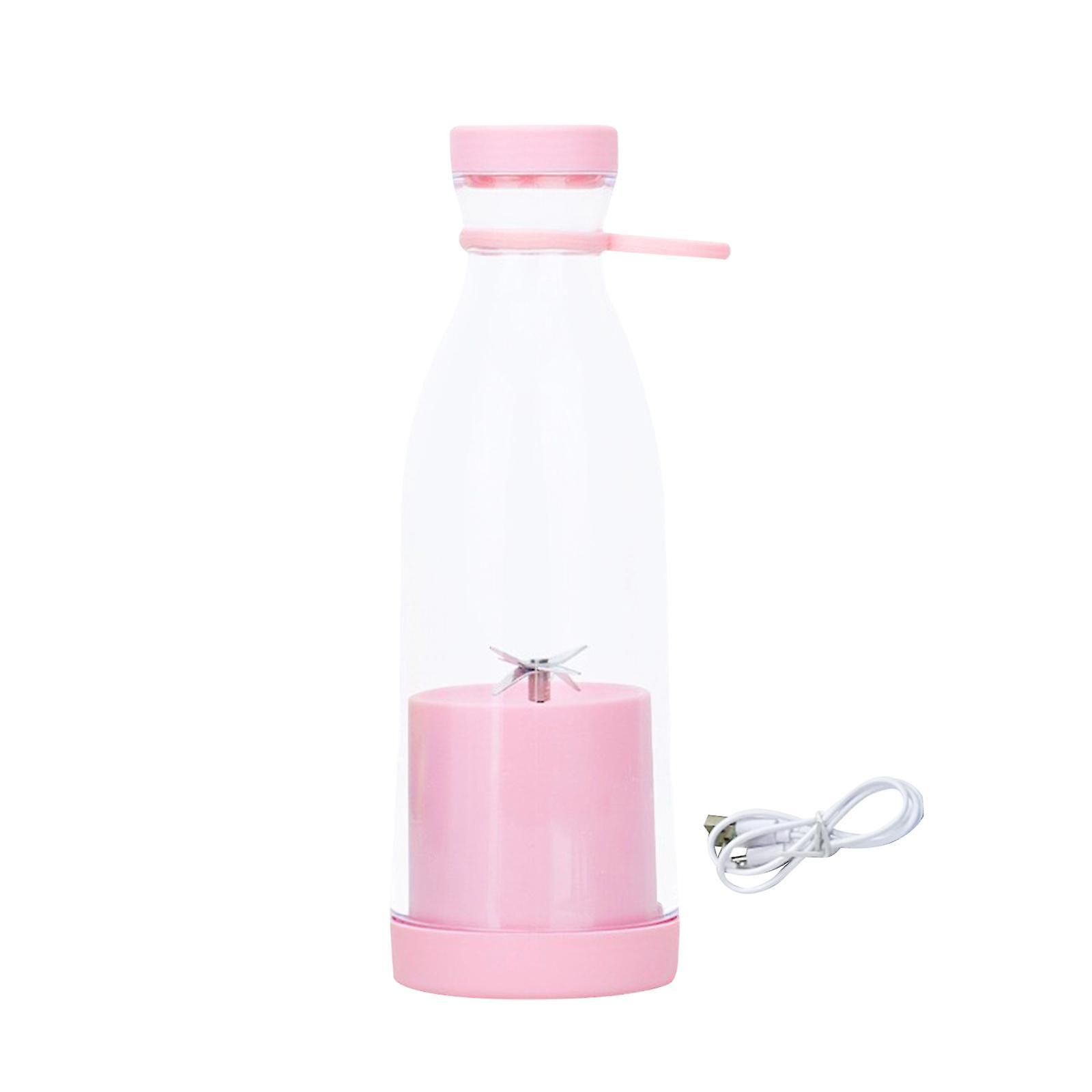 Personal Travel Blender 420ml Electric Juicer for Grapefruits Mixing Oranges PInk