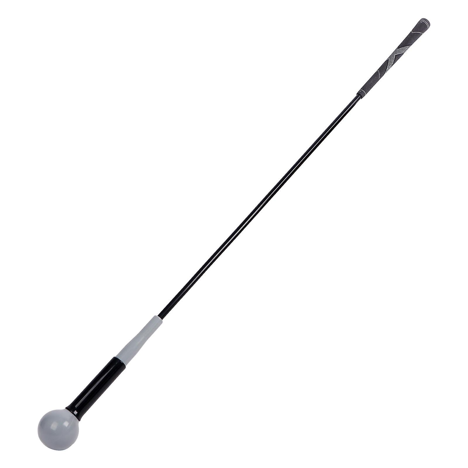 Golf Swing Trainer Practice Swing Rod for Tempo Strength Position Correction Gray 100cm