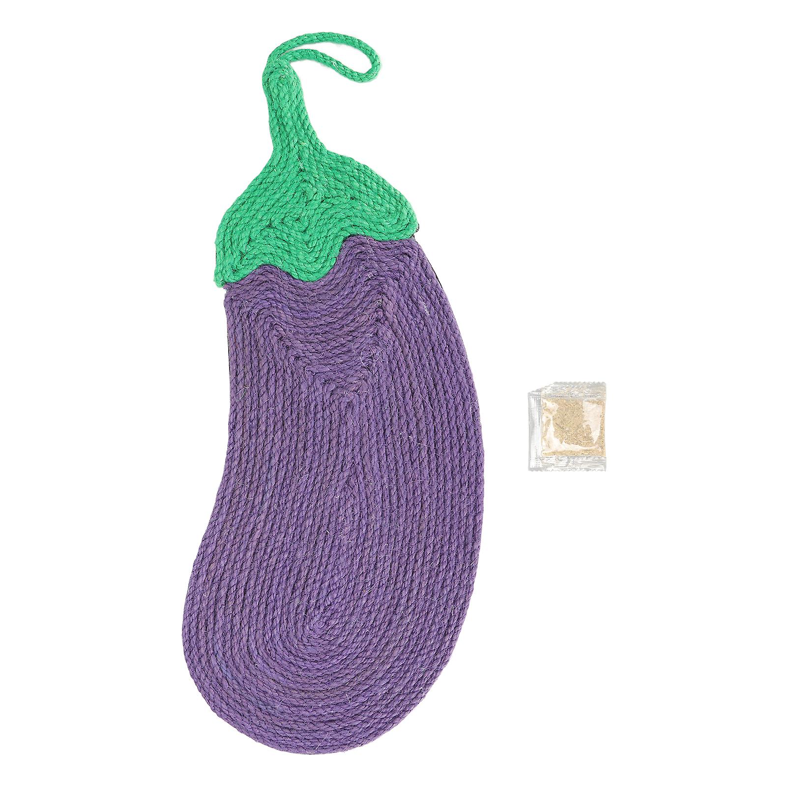 Cat Scratching Pad, Eggplant Shape, Prevent Slipping