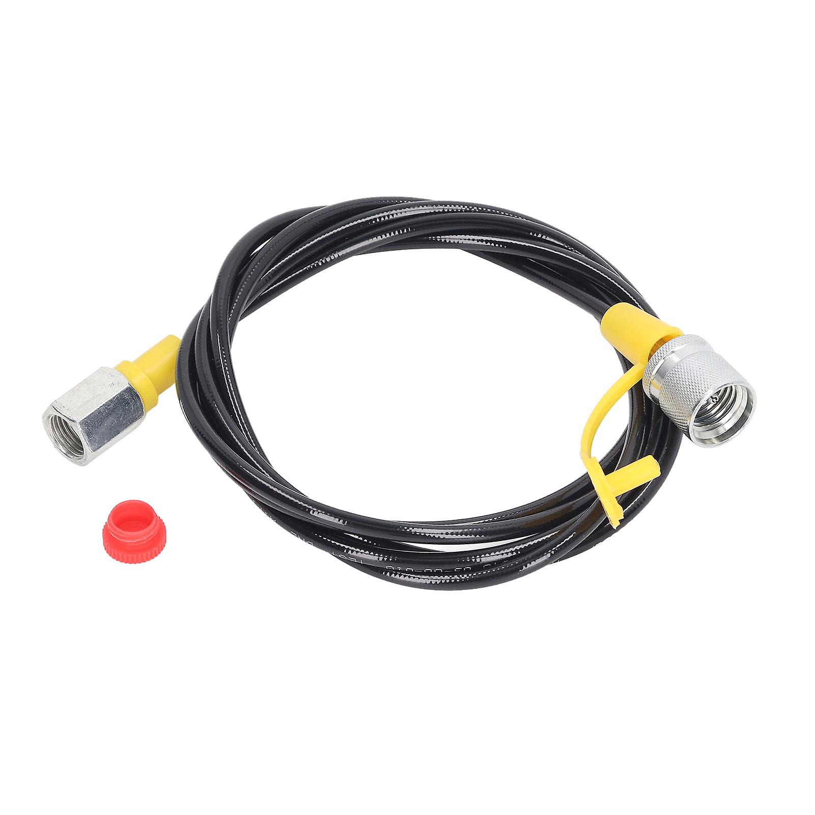 Tuyau d'essai de pression hydraulique 2 m/6 pi 630 bar M16 x 2‑1/4 BSP, gaine PU, résistant à la haute pression