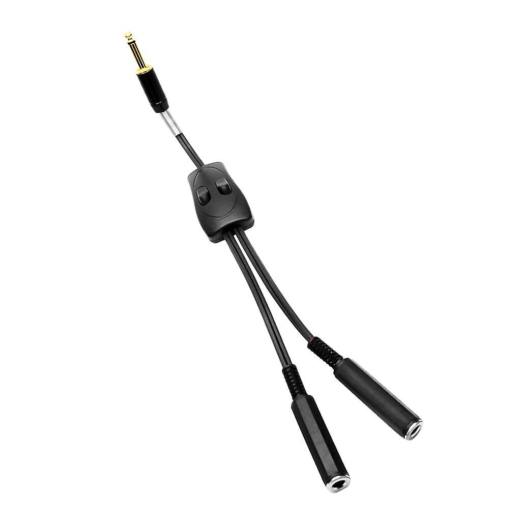 Dual Connection Clip Cord Tattoo Foot Switch Power Controller Hook Lines Black