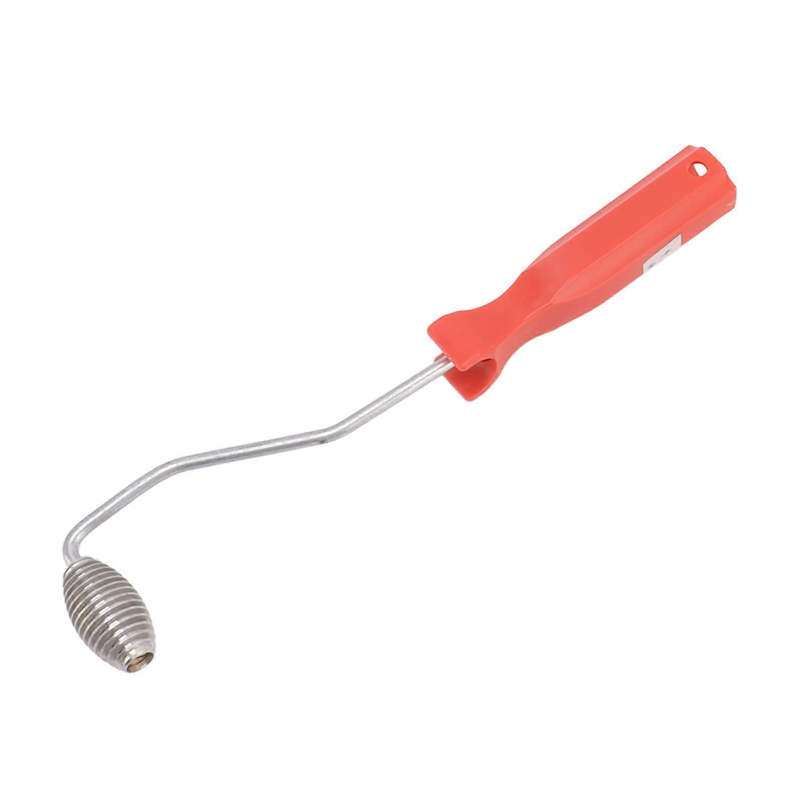 Fiberglass Roller Bubble Paddle Tool Aluminum Alloy Bubble Roller With Plastic Handle Olive Roll Type A 