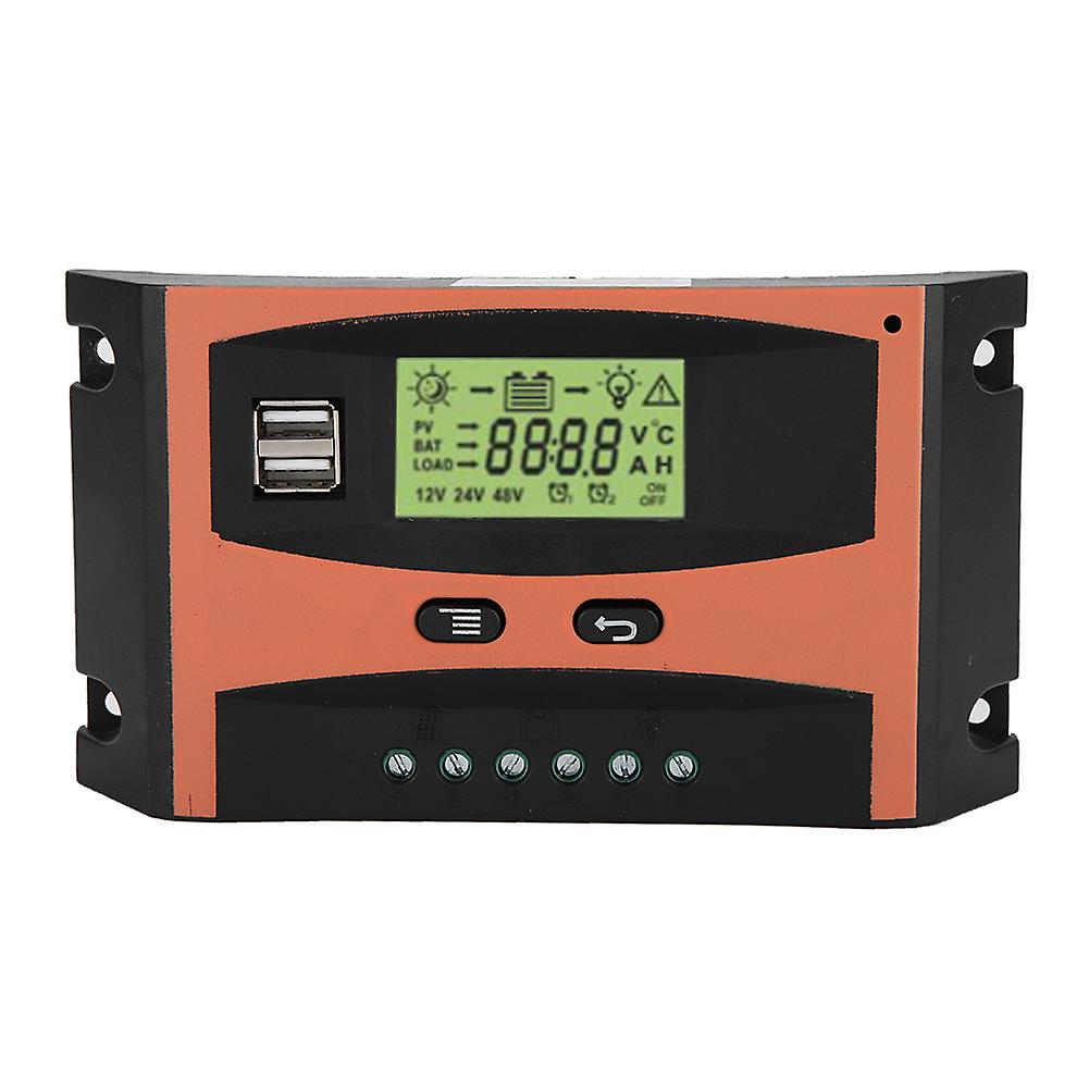 MPPT solar regulator 30A for 12V/24V battery with LCD screen