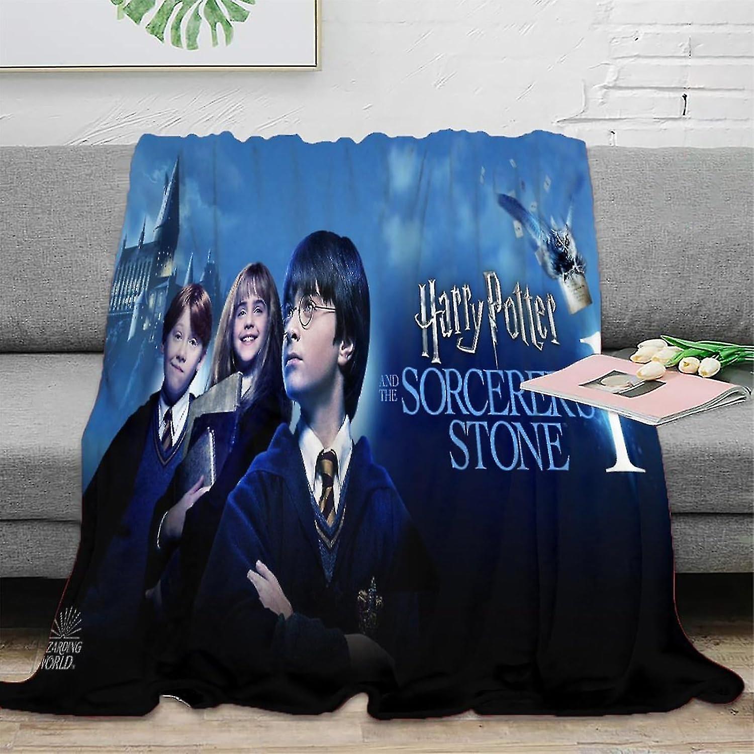 Harry Potter tæpper efterår vinter flannel tæpper ultra-blød mikro fleece kaste tæpper sofa hyggeligt varmt 3d trykt tæppe til børn voksne K-470