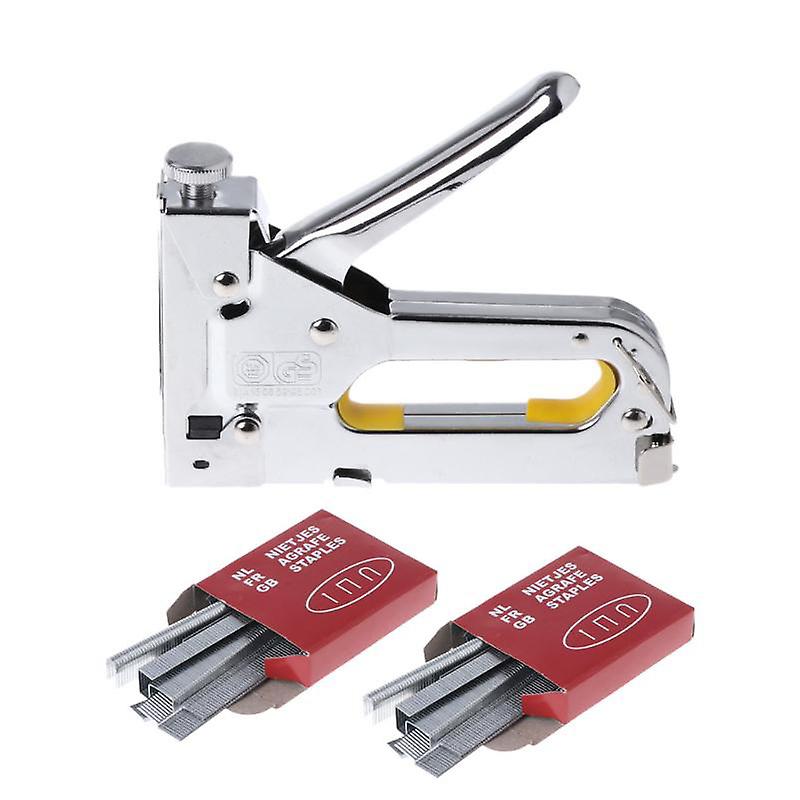 3 in 1 Manual Stapler Nail Stapling Machine with Nails for Woodworking Heavy Duty