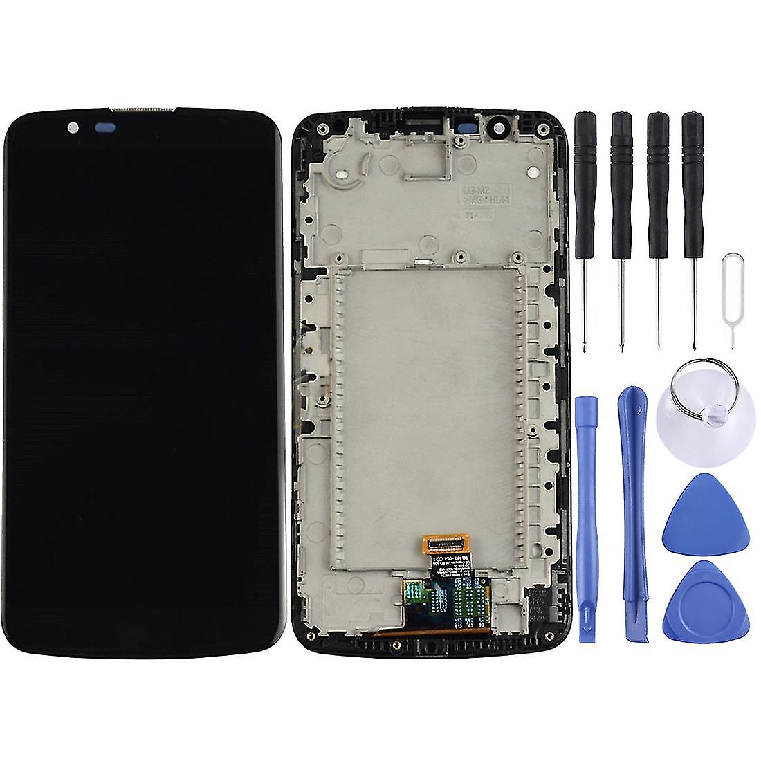 Tft Lcd Screen For Lg K10 Digitizer Full Assembly With Frame (black),Black PXCL
