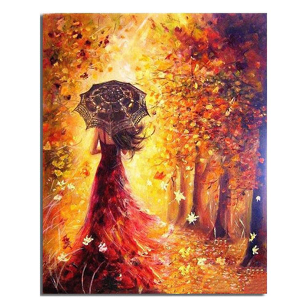 Landscape Painting by Numbers DIY Oil Canvas Painting Wall Art Coloring by Numbers Digital Painting Home Decor