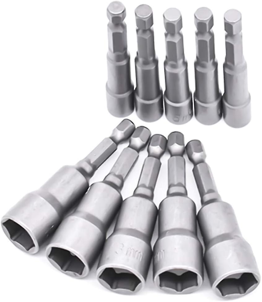 Chrome Vanadium Steel Magnetic Nut Setter, Easy Installation