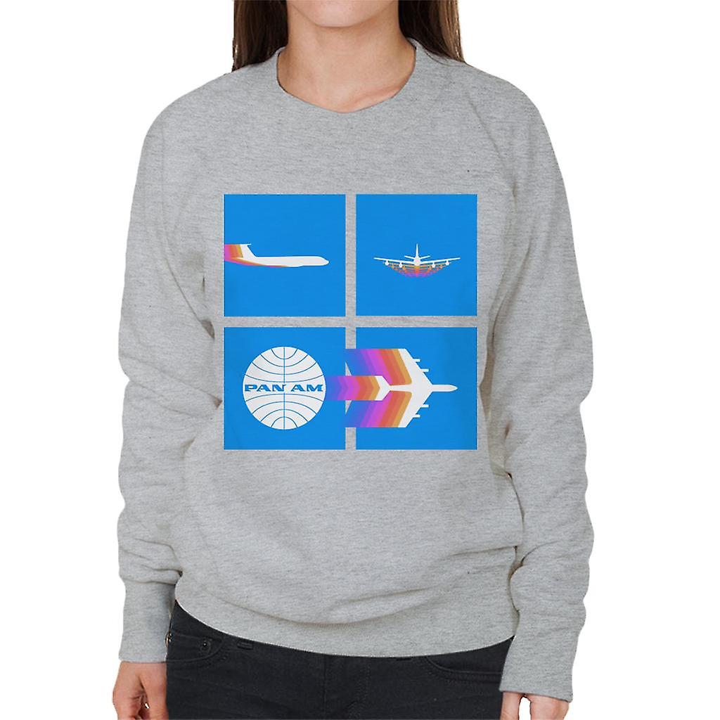 Pan Am Takeoff Silhouette Women's Sweatshirt
