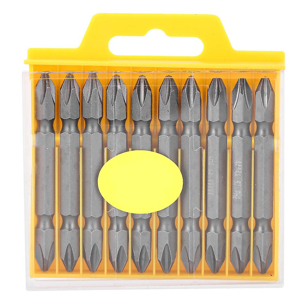 Phillips screwdriver bit double-ended design, magnetic adsorption