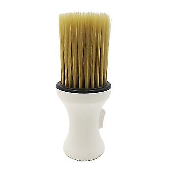 Barber Brush Neck Duster Hair Cutting Neck Duster Powder Duster Brush Soft Hair Neck Duster Hairdressing Powder Storage Styling Dust Cleaning Brush(1p