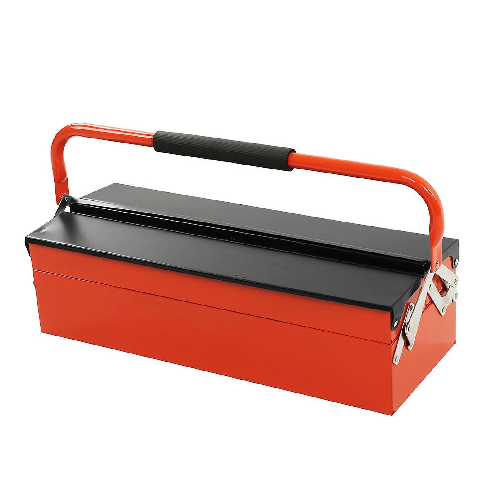 Cantilever Tool Storage Box 2 Layer 3 Tray 530mm Thickened Folding Storage Case Portable Cantilever Tool Organizer