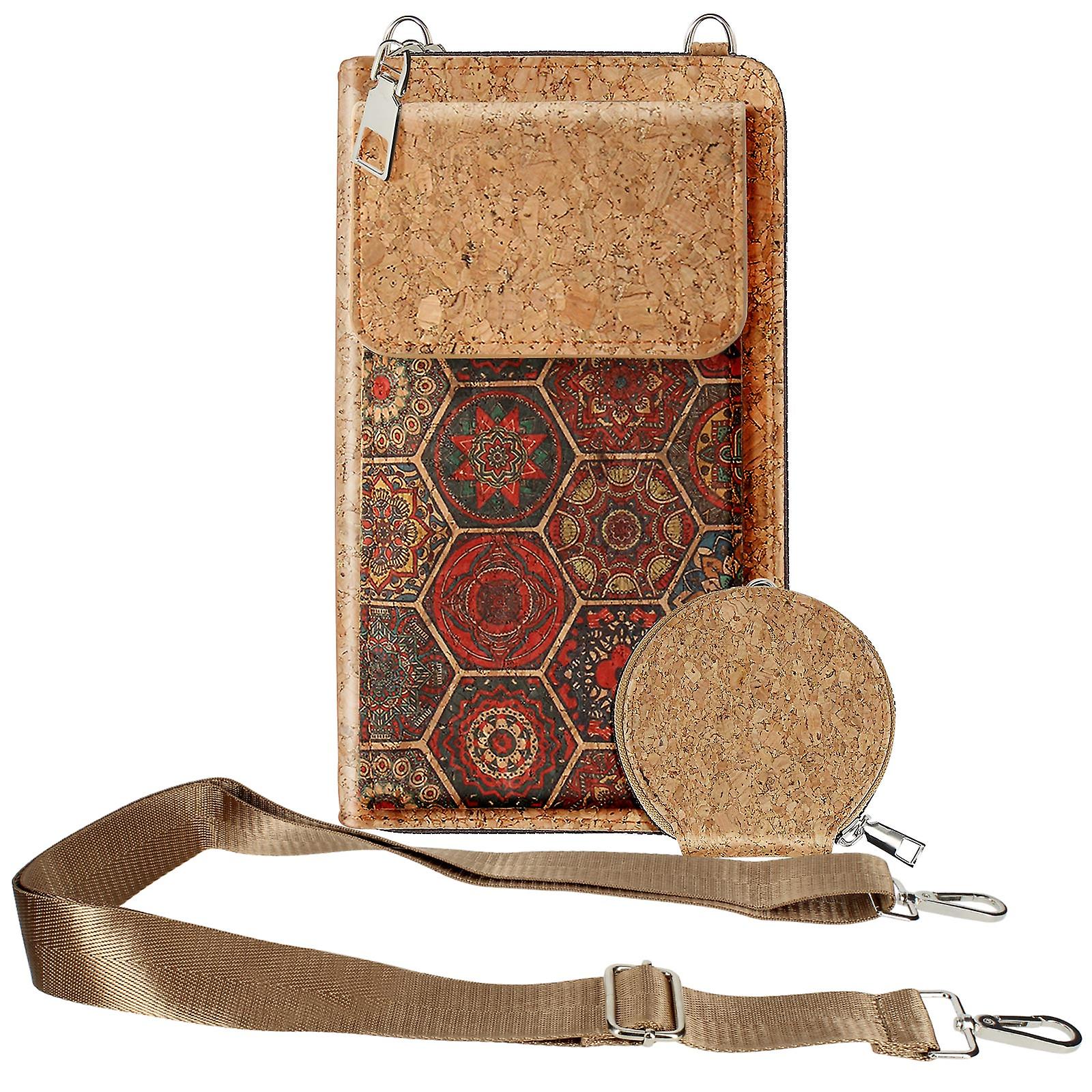 Laptop Bag Simplified hexagonal design - Triple magnetic pocket, Multicolour