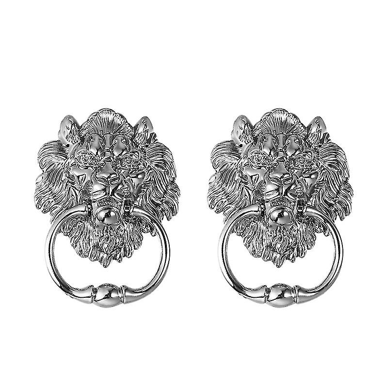 2pcs Lion Head Door Knocker