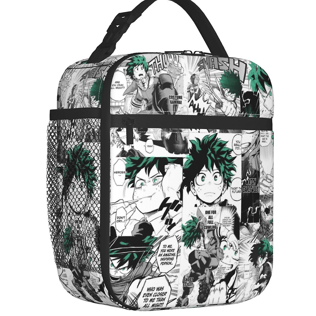 מותאם אישית האקדמיה הגיבור שלי Himiko Toga תיק אוכל גברים נשים קריר יותר חם מבודד קופסאות אוכל לילדים בבית הספר