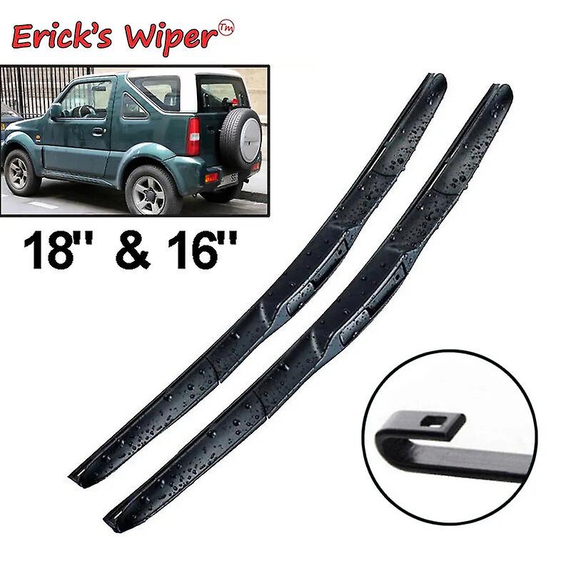 Wiper Lhd Front Wiper Blades For Suzuki Jimny 1998 - 2007 Windshield Windscreen Clean Window Car Rain Brushes 18"+16"