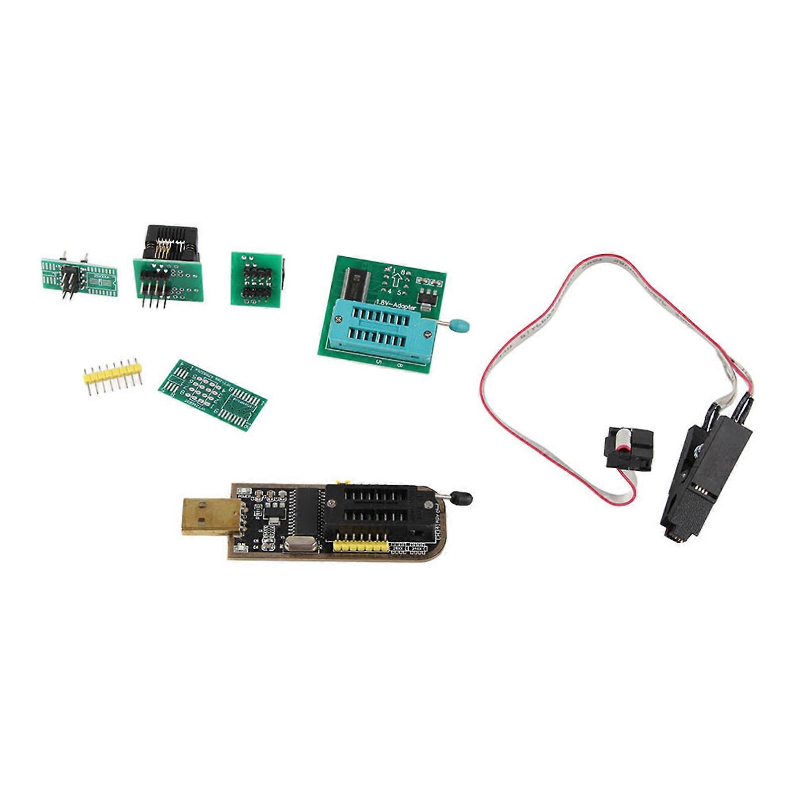 CH341A USB-Programmierer SOP8 Testclip 1,8 V Adapter SOP8 auf DIP8 Konvertermodul