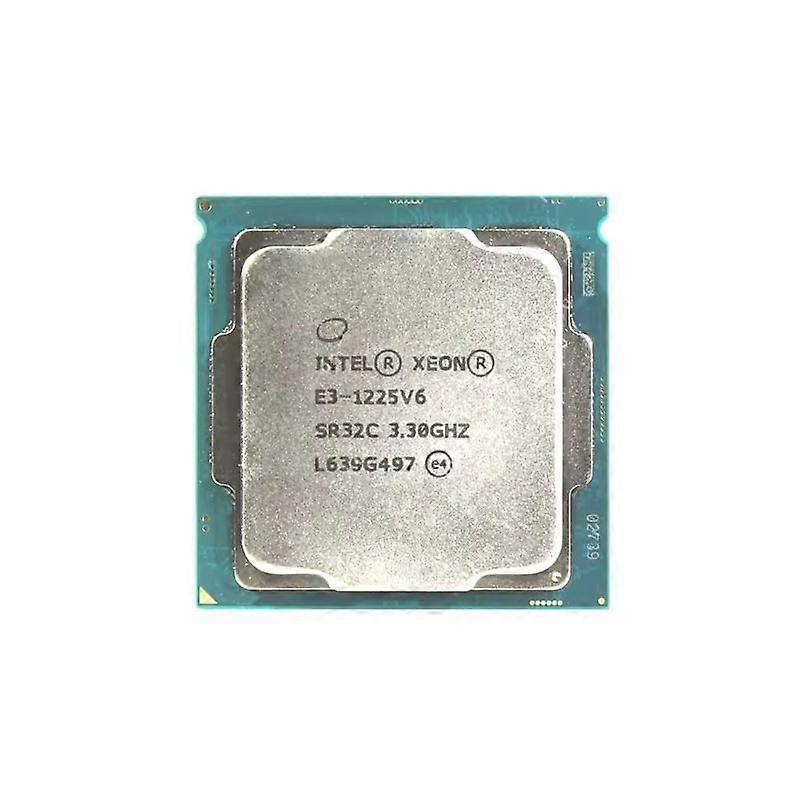 Xeon E3-1225V6 CPU - Socket LGA 1151 4 Cores 4 Threads 3.3GHz 8MB L3 Cache 72W.