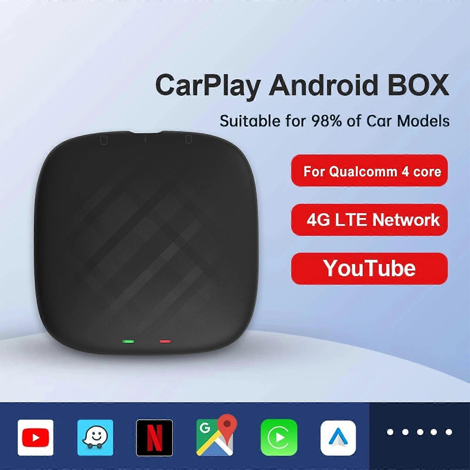 3+32GB Wireless Carplay AI box Android Auto Adapter Converter w/Netflix YouTube WIFI Car Multimedia Player Can link Kit FN9U4029