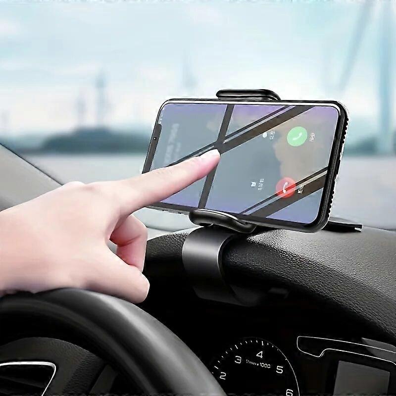 Multi~Functional Car Phone Holder Easy Clip Mount Stand Panel Dashboard GPS Navigation Bracket Holder For iPhone Huawei Samsung ST1M176