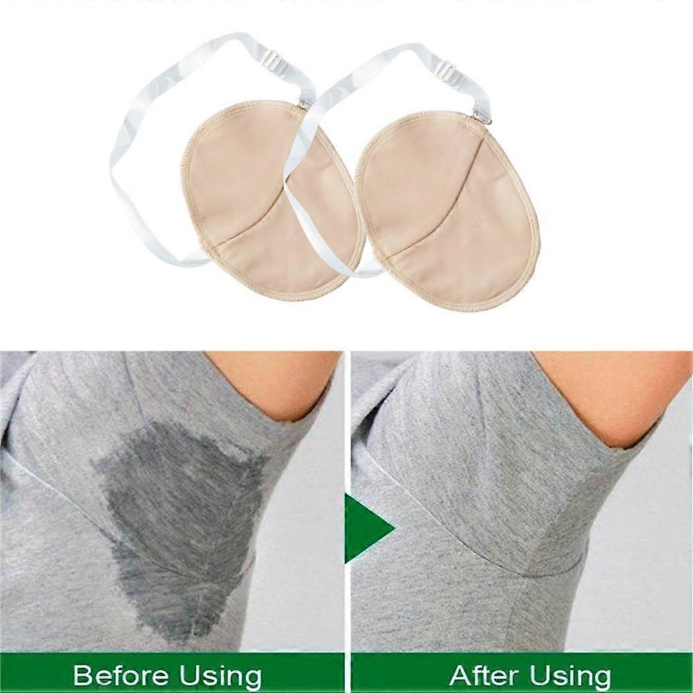 1 Pair Underarm Sweat Shield Pad Washable Armpit Sweat Absorbing Guards